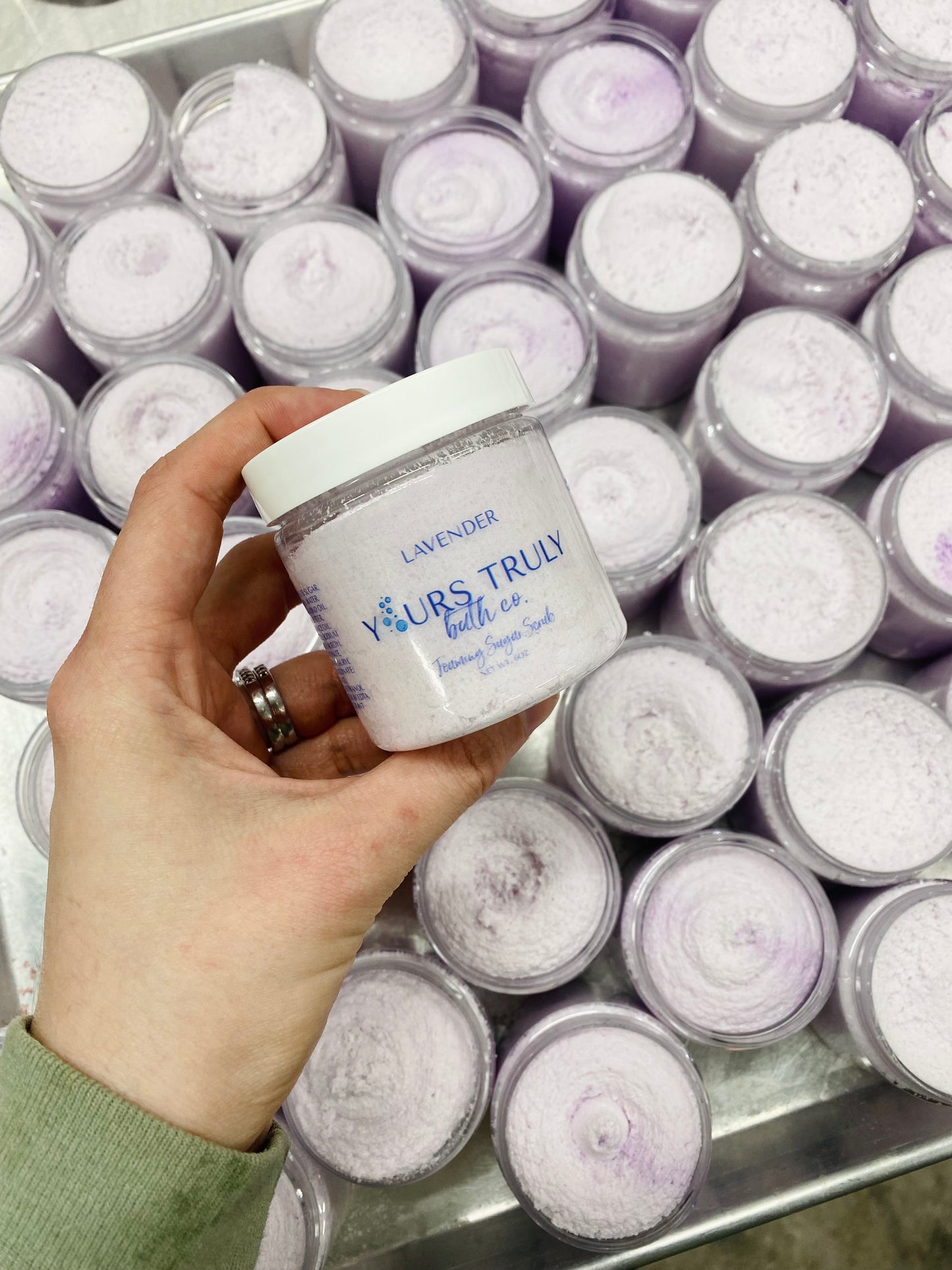 Lavender Whipped Sugar Scrub
