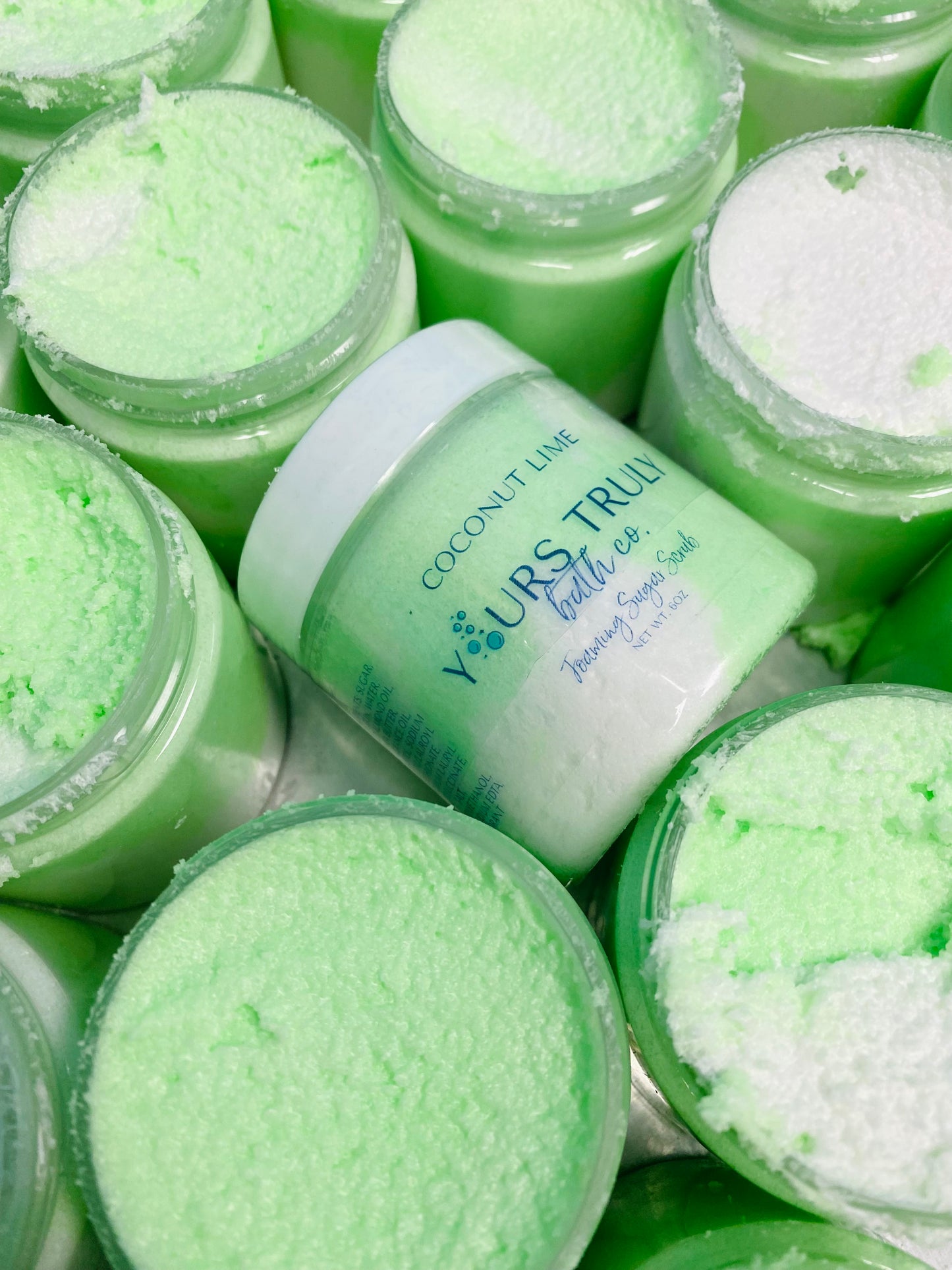 Coconut Lime Foaming Sugar Scrub