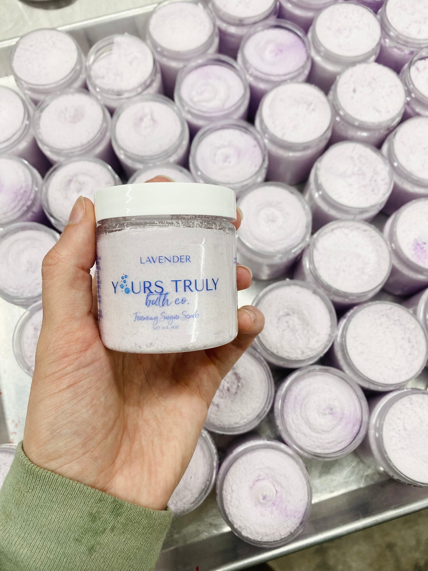 Lavender Whipped Sugar Scrub