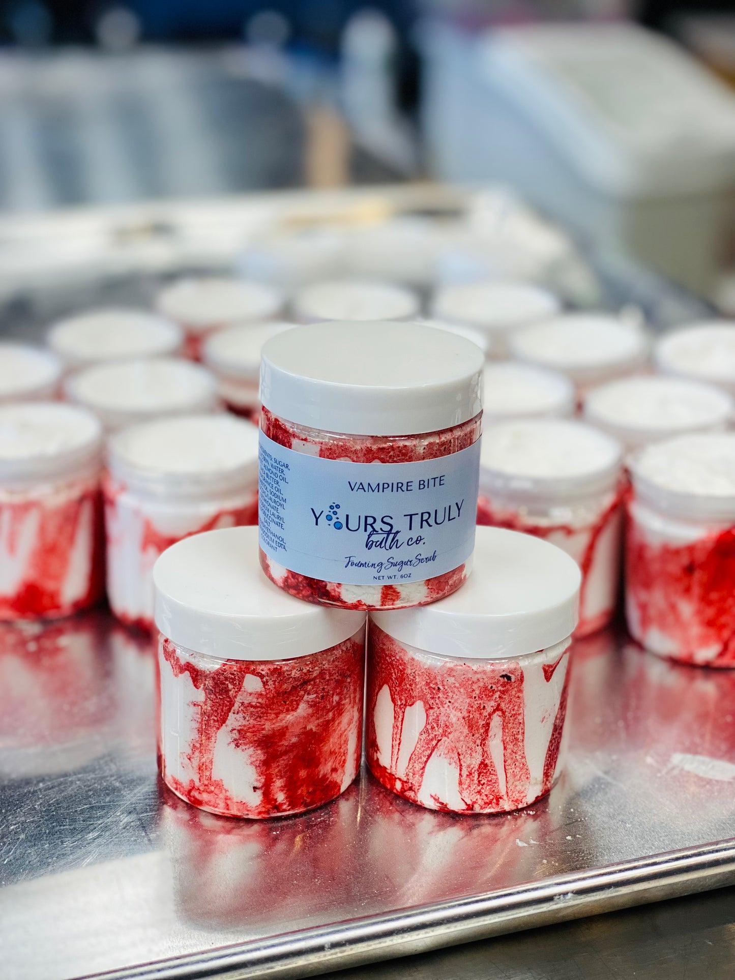 Vampire Bite Foaming Sugar Scrub