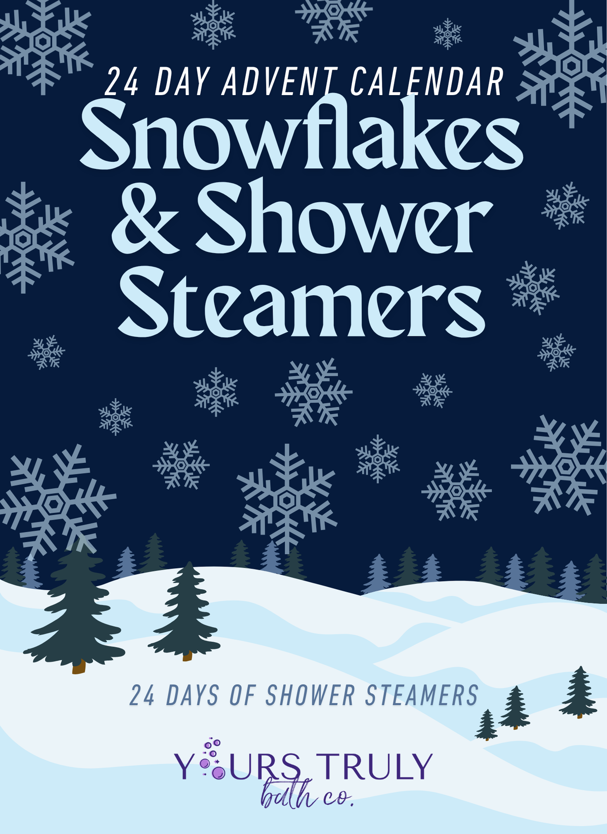 Shower Steamers and Snowflakes Advent Calendar 2026