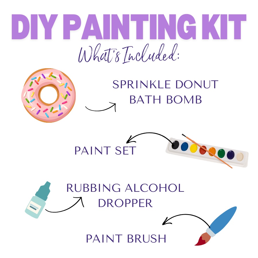 Handmade DIY bath bomb kits diy painting sets make your own bath bombs at home natural homemade bath fizzies for kids birthday party favors tag whats included