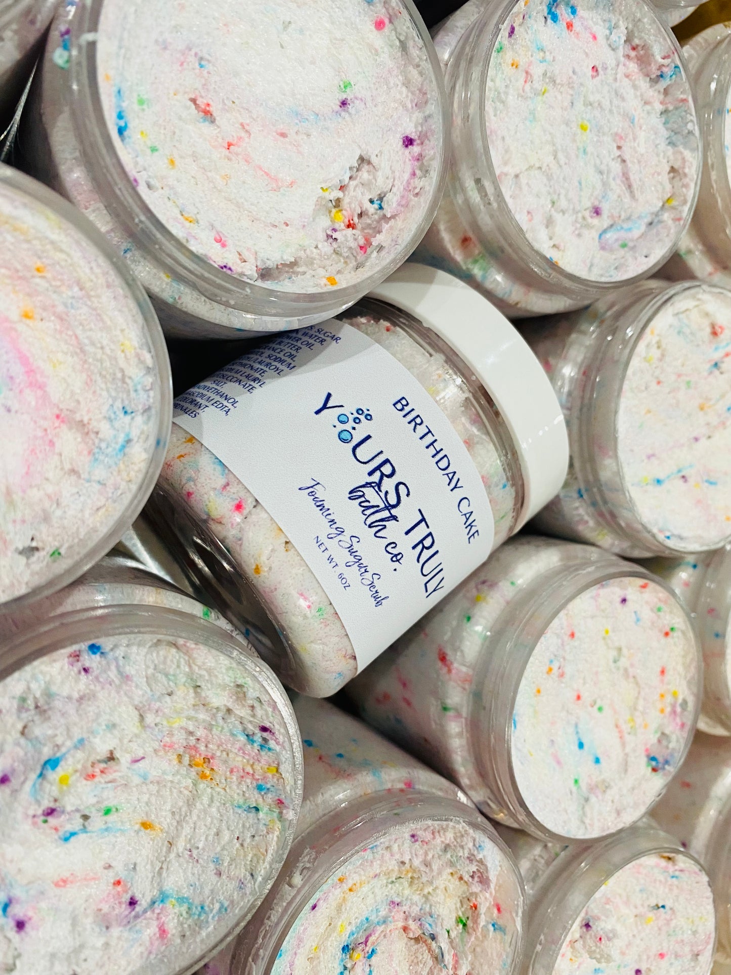 Birthday Cake Whipped Sugar Scrub