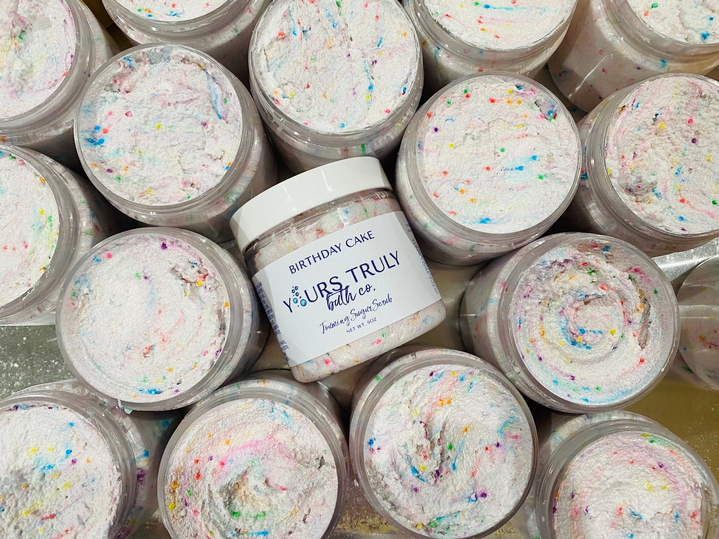 Birthday Cake Whipped Sugar Scrub