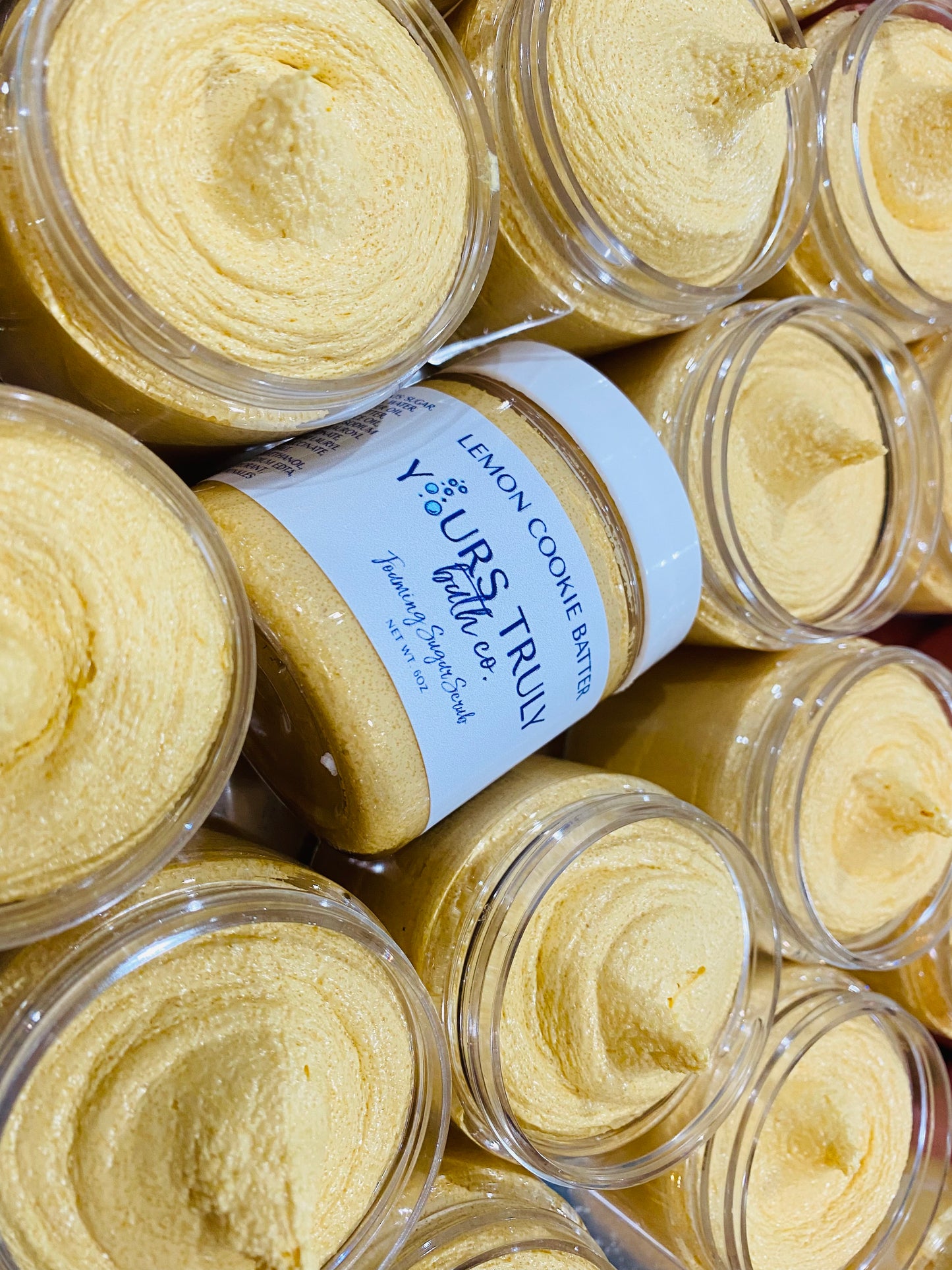 Lemon Cookie Batter Foaming Sugar Scrub