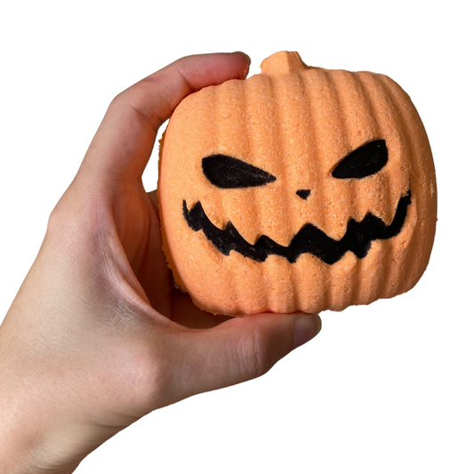 Jack-O-Lantern Bath Bomb