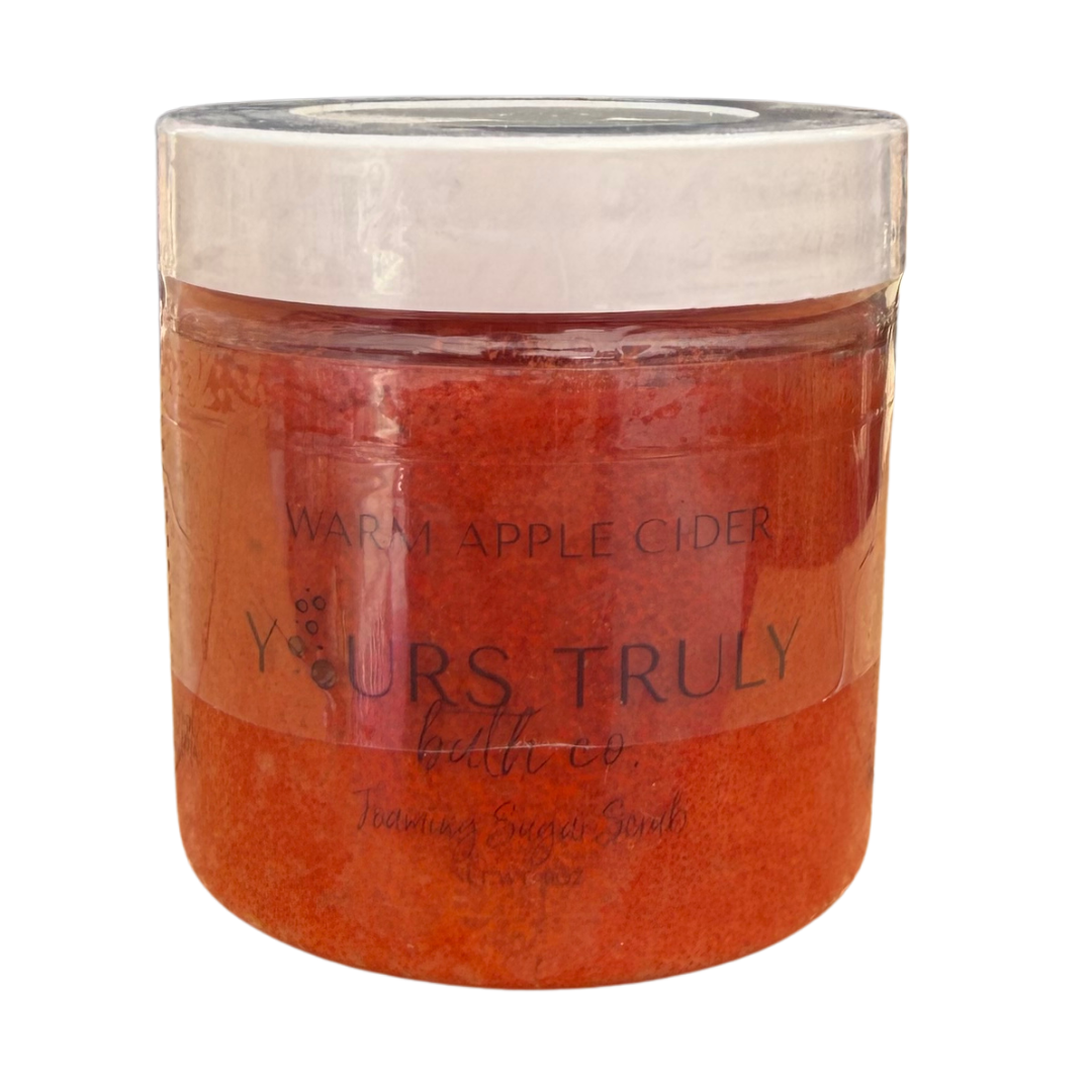 Warm Apple Cider Foaming Sugar Scrub