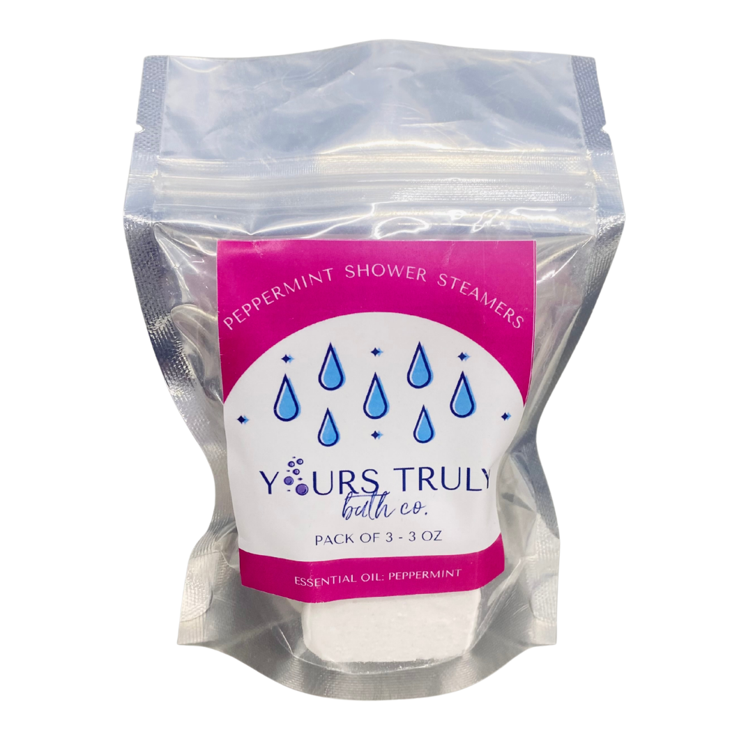 Peppermint Shower Steamers - 3 Pack