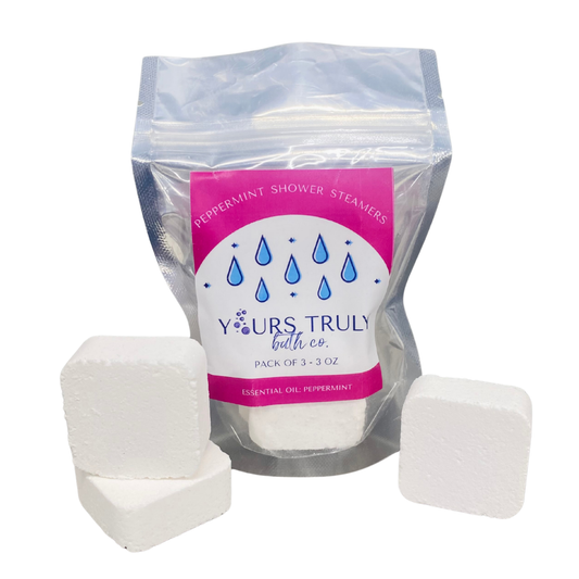 Peppermint Shower Steamers - 3 Pack