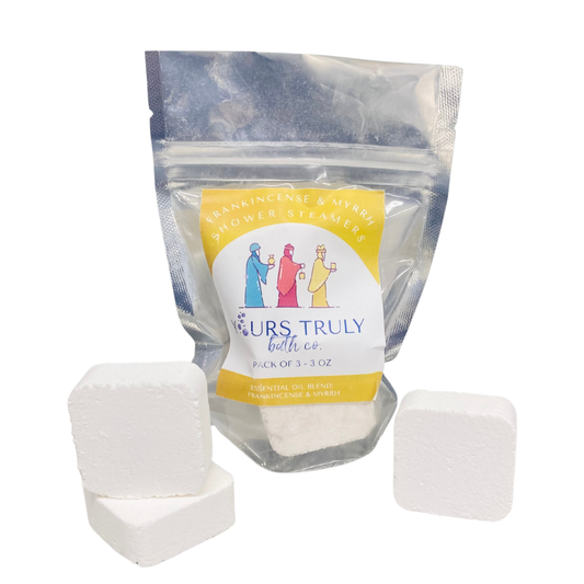 Frankincense and Myrrh Shower Steamers - 3 Pack