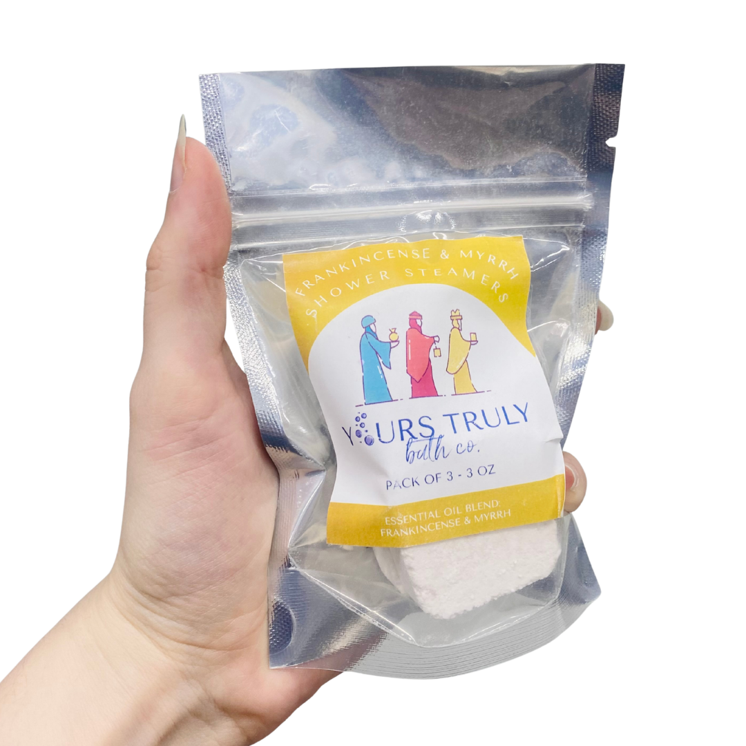 Frankincense and Myrrh Shower Steamers - 3 Pack