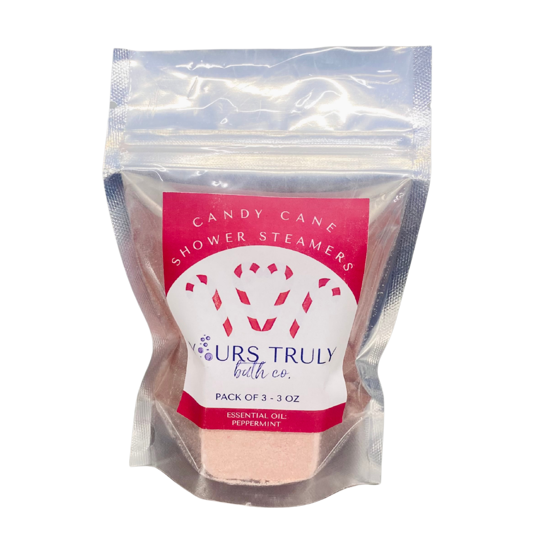 Candy Cane Shower Steamers - 3 Pack