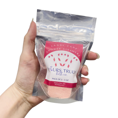 Candy Cane Shower Steamers - 3 Pack