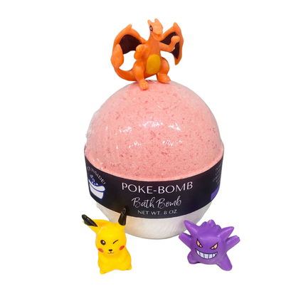 Poke-Bomb Toy Bath Bomb