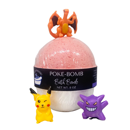 Poke-Bomb Toy Bath Bomb