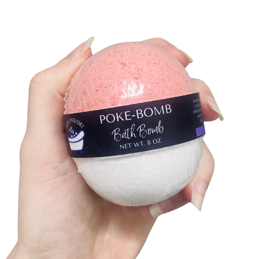 Poke-Bomb Toy Bath Bomb