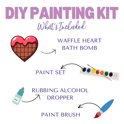 Waffle Heart DIY Painting Kit