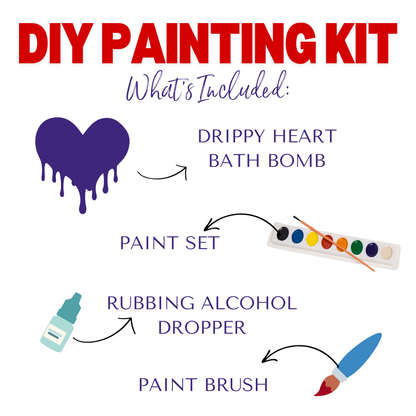 Drippy Heart DIY Painting Kit