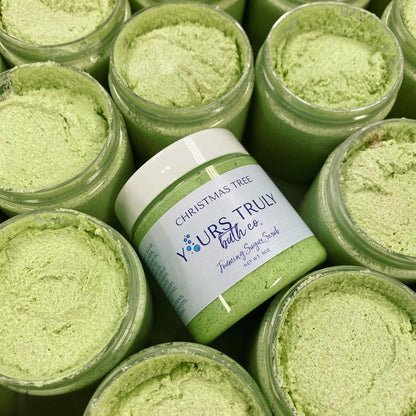 Christmas Tree Foaming Sugar Scrub