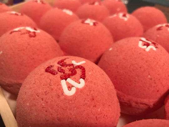 Candy Cane Bath Bomb