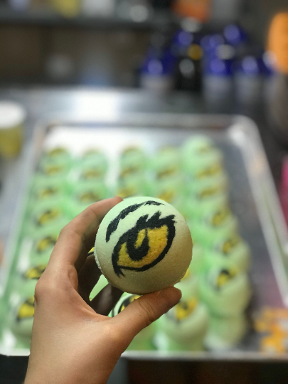 The Grinch Bath Bomb